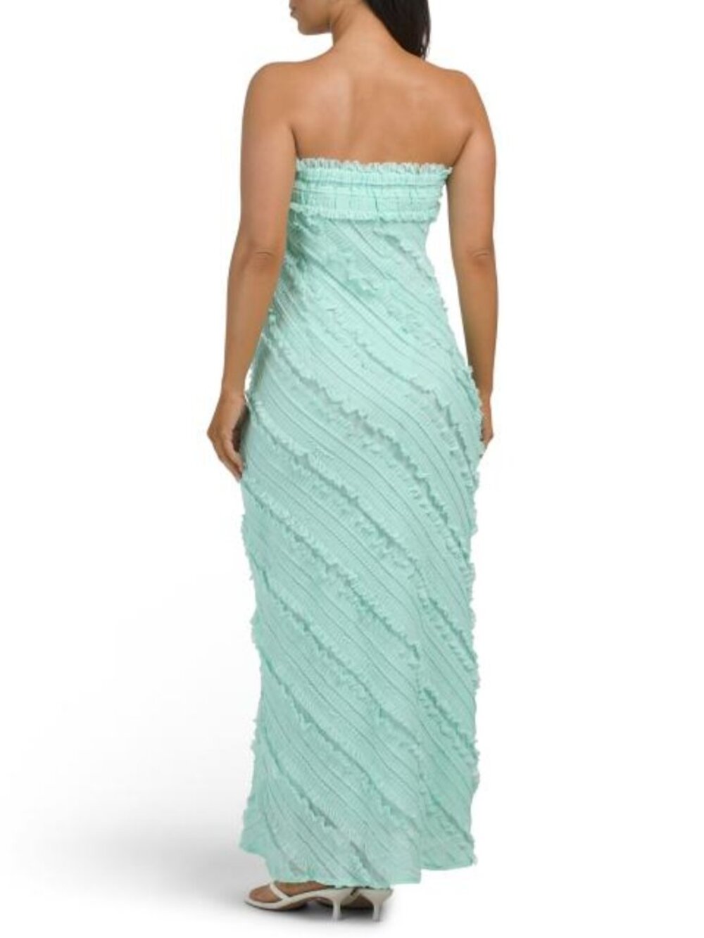 ENDLESS ROSE Strapless Ruffled Maxi Dress - Picture 2 of 5